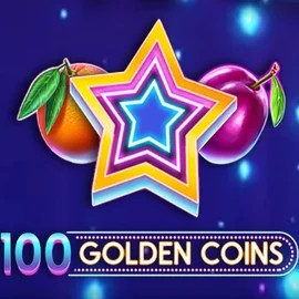 100 Golden Coins online game logo by Amusnet Interactive on spinsinocasinoo.com