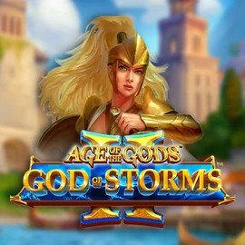 Age Of The Gods: God Of Storms 2 casino game by Playtech – featured logo at Spinsino Casino