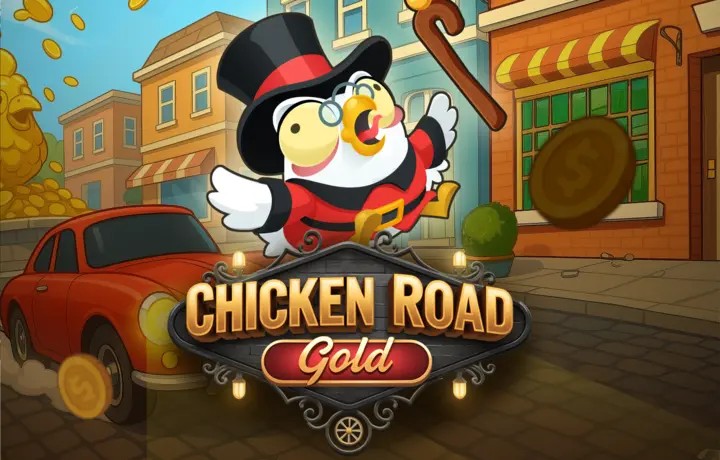 Chicken Road Gold slot icon by InOut, available at Spinsino Casino