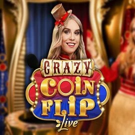 Crazy Coin Flip logo – Live Casino by Evolution at Spinsino Casino