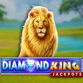 Diamond King Jackpots logo by SpinPlay Games at Spinsino Casino