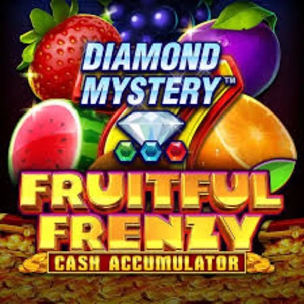Slots logo of Diamond Mystery Fruitful Frenzy Cash Accumulator from Greentube at Spinsino Casino