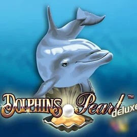 Dolphins Pearl Deluxe slot logo by Novomatic at Spinsino Casino