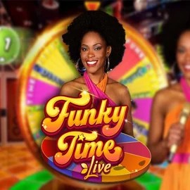 Official Live Casino logo: Funky Time by Evolution at Spinsino Casino