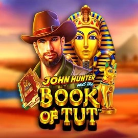 John Hunter and the Book of Tut slot logo by Pragmatic Play at Spinsino Casino