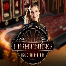 Lightning Roulette logo by Evolution at Spinsino Casino