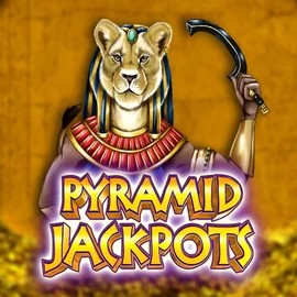 Pyramid Jackpots slot logo by King Show Games at Spinsino Casino