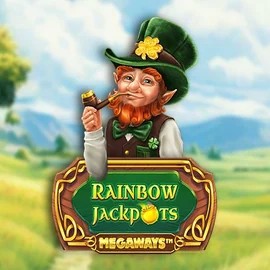 Rainbow Jackpots Megaways logo – Jackpots by Red Tiger Gaming at Spinsino Casino