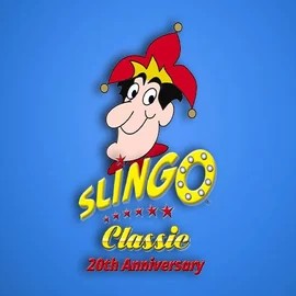 Slingo Classic 20th Anniversary logo – Casino Games by Slingo at Spinsino Casino