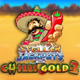 Stellar Jackpots with Chilli Gold x2 online game logo by Lightning Box Game on spinsinocasinoo.com
