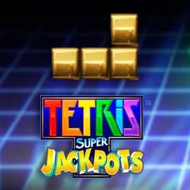 Tetris Super Jackpots logo by WMS at Spinsino Casino