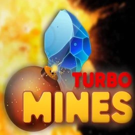 Turbo Mines logo by Turbo Games Spinsino Casino