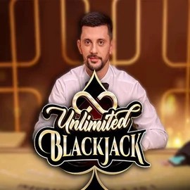 Unlimited Blackjack slot visual from Ezugi available on spinsinocasinoo.com