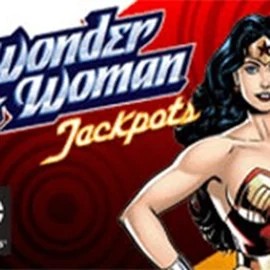 Wonder Woman Jackpots slot logo by Amaya at Spinsino Casino